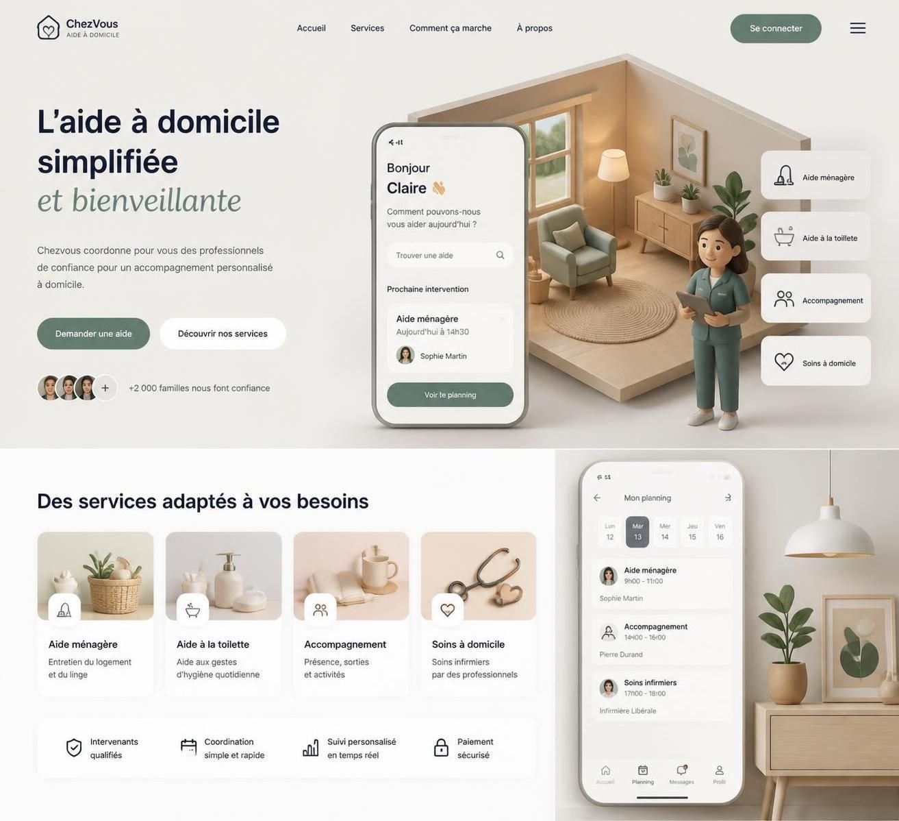 explorez en détail les services et fonctionnalités offerts par cette plateforme d'aide en ligne à domicile et comprenez ce qu'elle proposait réellement pour faciliter votre quotidien.